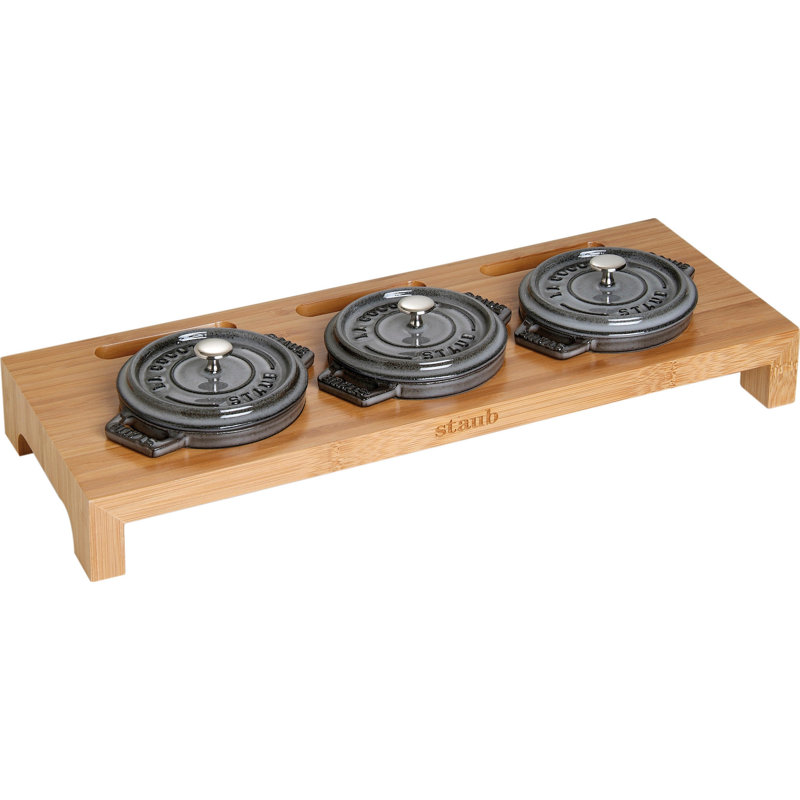 STAUB Mini Cocotte Trivet, Bamboo