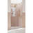 Halo 36.5 in. x 78 in. Frameless Glass Hinge Shower Door-90623556