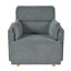 Chaise surdimensionnée avec repose-pieds avec rangement