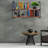 2 Piece Walnut Floating Shelf with Towel Bar