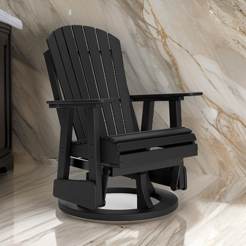 Fauteuil oscillant Celedon, Noir