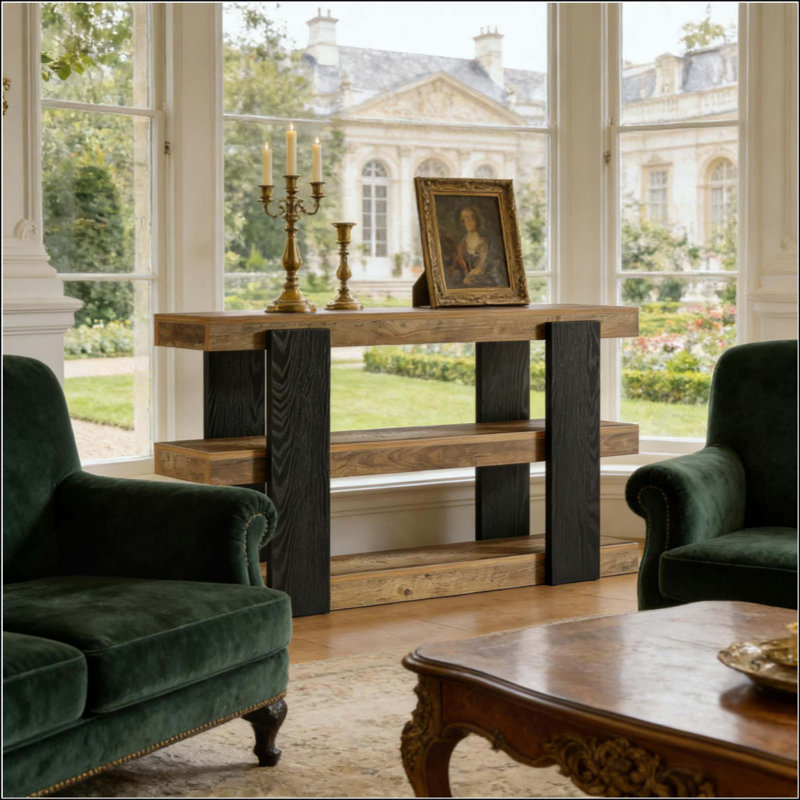 Versatile Side Table,Console Table,3-Tier Sofa Table,Entryway Table