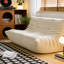 Lazy Floor Sofa Chair - Premium Foam Fireside Lounge, Compressible Bean Bag Style Meditation Chair For Living Room