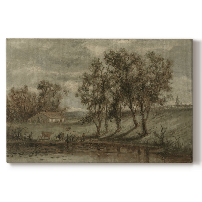 Paysages rétro-DCC XXIX -Galerie enveloppée Cavas, 8 x 12