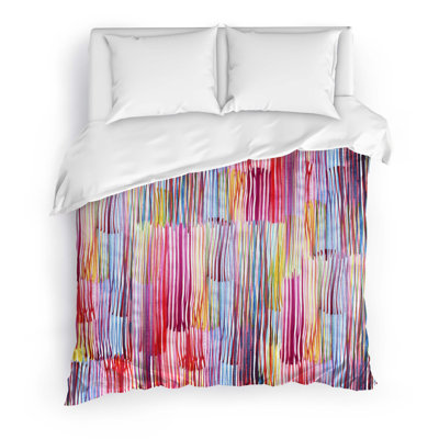 Dripping Polyester Twill Duvet Cover