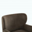 Fauteuil club à oreilles moderne rembourré