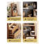Armoire de rangement multifonctionnelle en bois massif