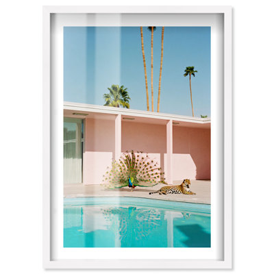 «Exotic Backyard Fantasy Shadowbox Print» par Notoriart