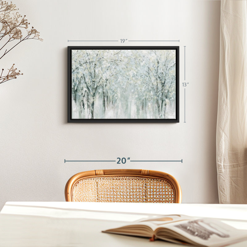 Cold Winter Mist Canvas Print, 13" H x 19" W