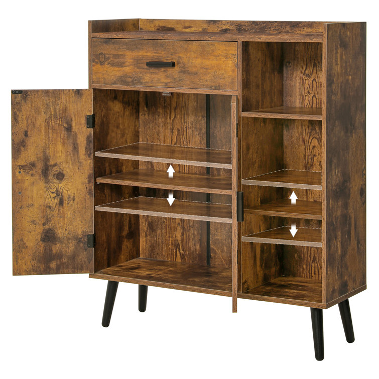  usikey Storage Cabinet with 2 Doors, Buffet Cabinet