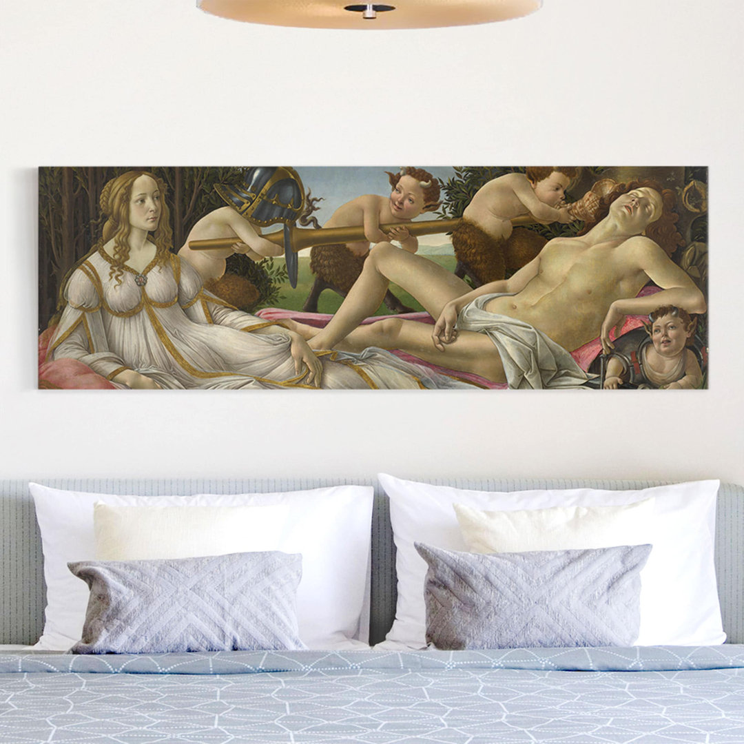 Gemälde auf leinwand - Sandro Botticelli - Venus und Mars