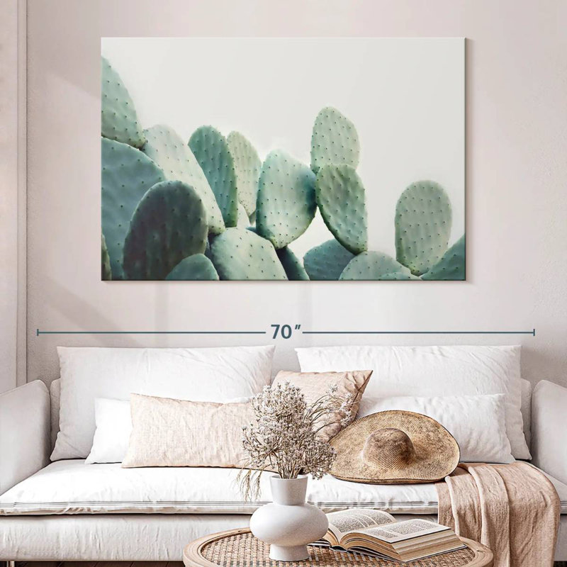 Cactus Harnek vert pastel, H 34 po x l 51 po