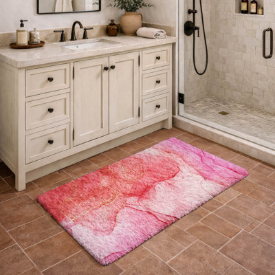 Premium Machine Washable Dream Shag ADS507 Watercolors Rug