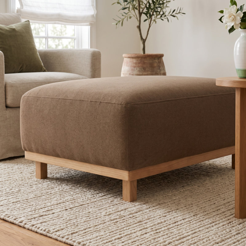 Russo 28" Upholstered Ottoman