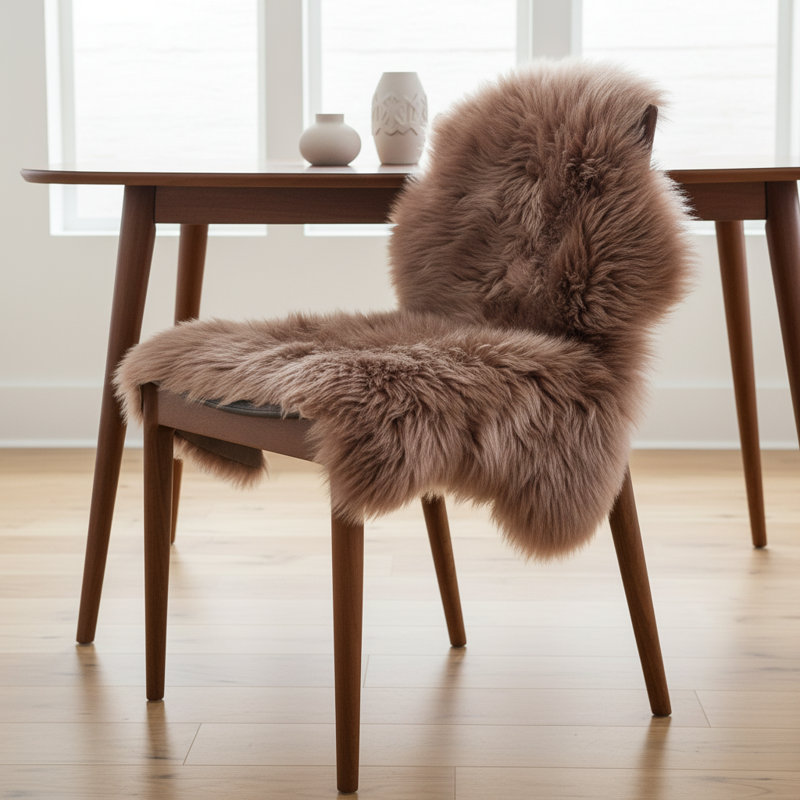 Pliner Sheepskin Indoor Rug, Novelty  2' x 3'
