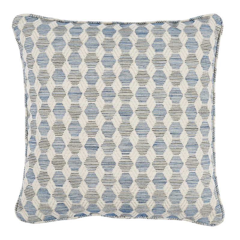 Coquina Pillow, Blue, 18" x 18"