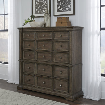 Woodbury 15 Drawer 62.05"" W Double Dresser -  Pulaski Furniture, P351-BR-K11