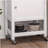 Practical kitchen cart, rolling kitchen island with smooth rubberwood top, narrow-cut meat surface on wheels, storage drawers and cabinets, white-856361934