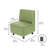 Kid Comfort Collective Modular Chair - Fern Green-124164557