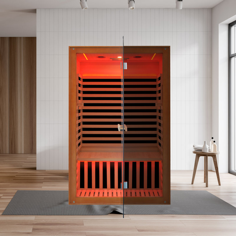 Sauna à deux portes Hemlock Deluxe