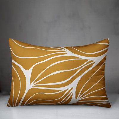 Floral Outdoor Reversible Throw Pillow