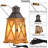 Vintage 16" Wood Lanterns Table Lamp With Switch