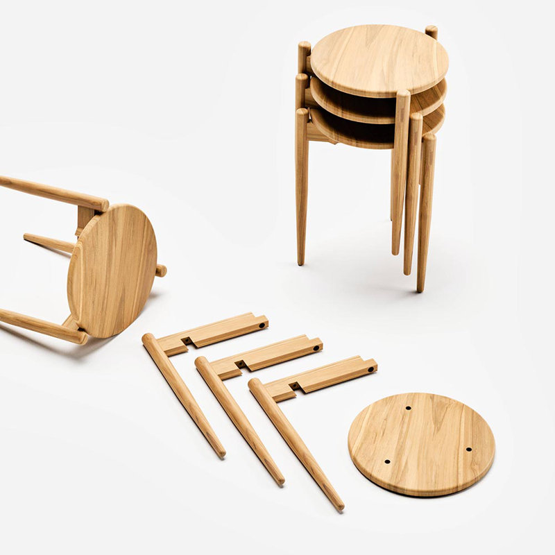 Telica Solid Wood End Table