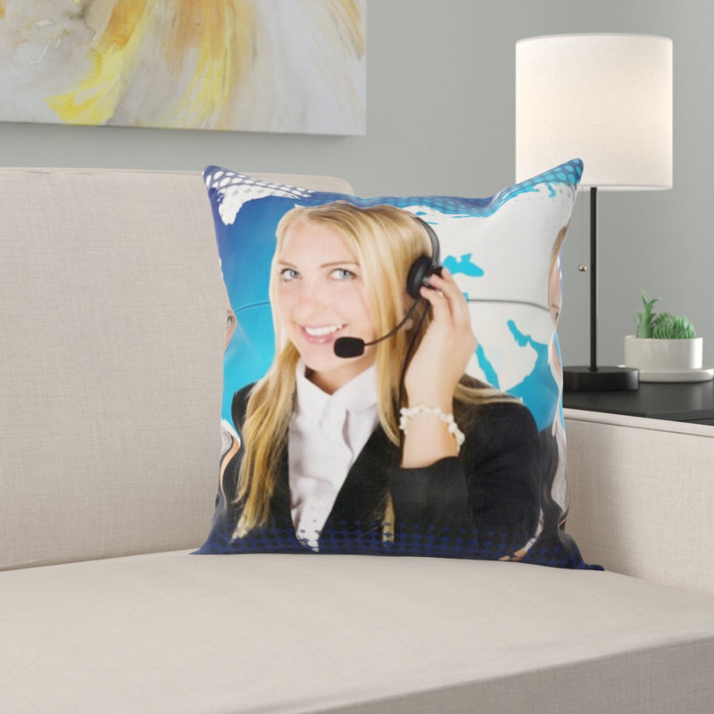 Coussin décoratif call center