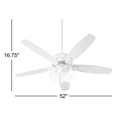 Aromas 52'' Ceiling Fan with LED Lights