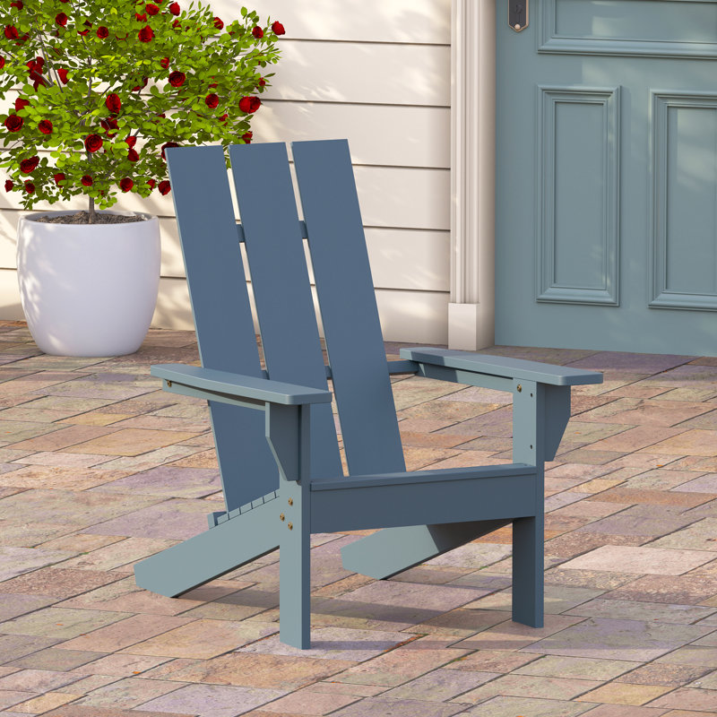 Chaise Adirondack en bois massif Rondon