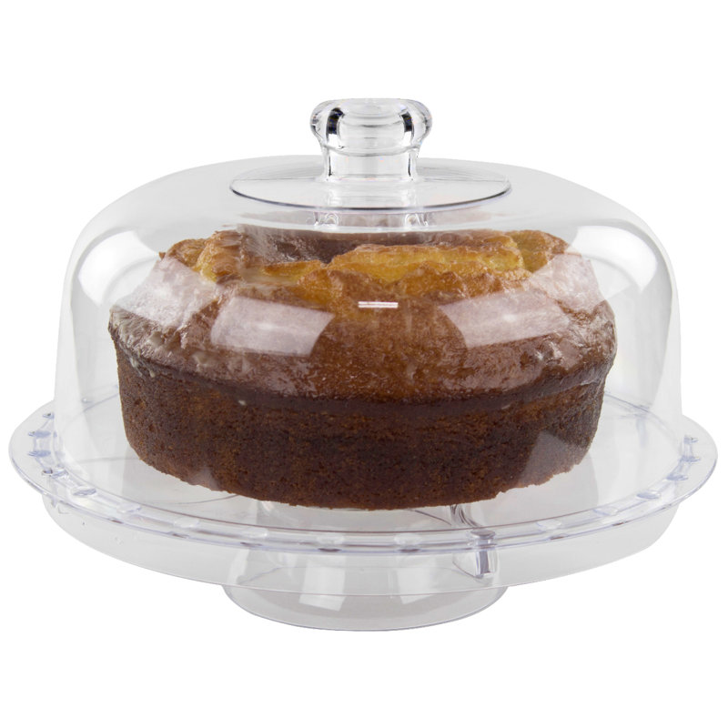 Multi-functional Acrylic Cake Stand with Single Tier