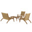 Garden Furniture Set 4 Seaters In Oiled Acacia