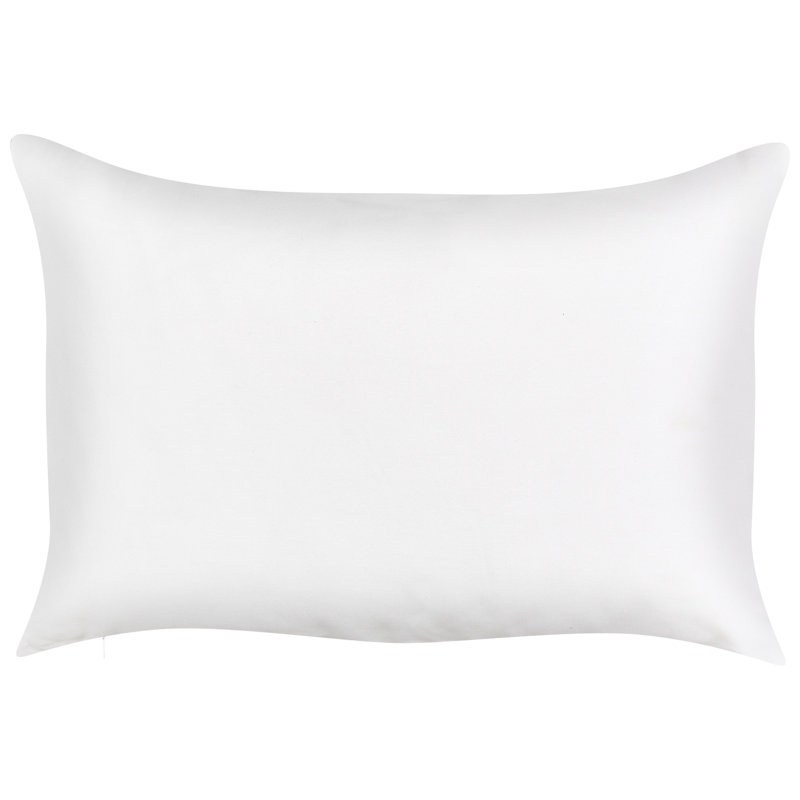 Ambrasia Indoor / Outdoor Floral White and Green Rectangular Lumbar Cushion