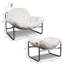 Ensemble de fauteuil d'appoint et de repose-pieds Modern Modern-1950188468