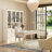 63''W Dining Cabinet With Drawers And Glass Doors