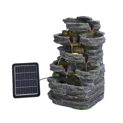 Outdoor Weather Resistant Cascade Fountain