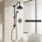 Shower Head With Handheld Shower System With 8" Rainfall Shower Head, Dual Shower Combo-124897500