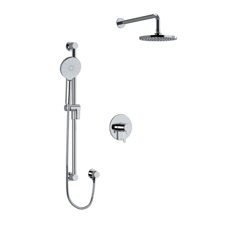 Garniture de douche 323, Chrome