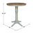 Frausto 2 - Person Solid Wood Top Pedestal Base Dining Set-1423868479-1347191395