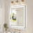 Dokes Black Framed  LED  Bathroom Vanity Mirror passed ETL-635964525