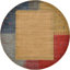 Tapis à motif géométrique jaune / rouge / bleu Lela-1020757553