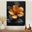 Décoration murale photo de magnolias doré doré et noir de luxe-217203832-217203844