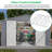 Outdoor Large Metal Storage Shed Foundation Kit Included-94331312