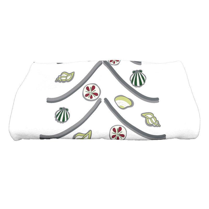 Serviette de bain arbre à sable Shruthi, Canneberge
