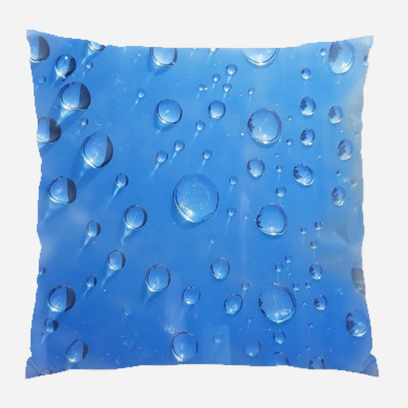 Coussin décoratif mouillé, Intérieur