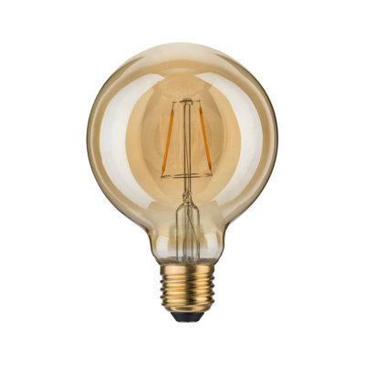 2.7W E27 LED -Kugel-Glühlampe Bernstein