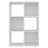 Gridley Apex 6-Cube Storage Organizer with 3 Fabric Bins