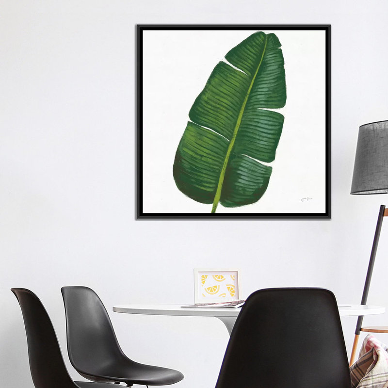 " Welcome To Paradise XV " by Janelle Penner, 18" H x 18" W x 1.5" D, Black Framed Canvas, No Matte