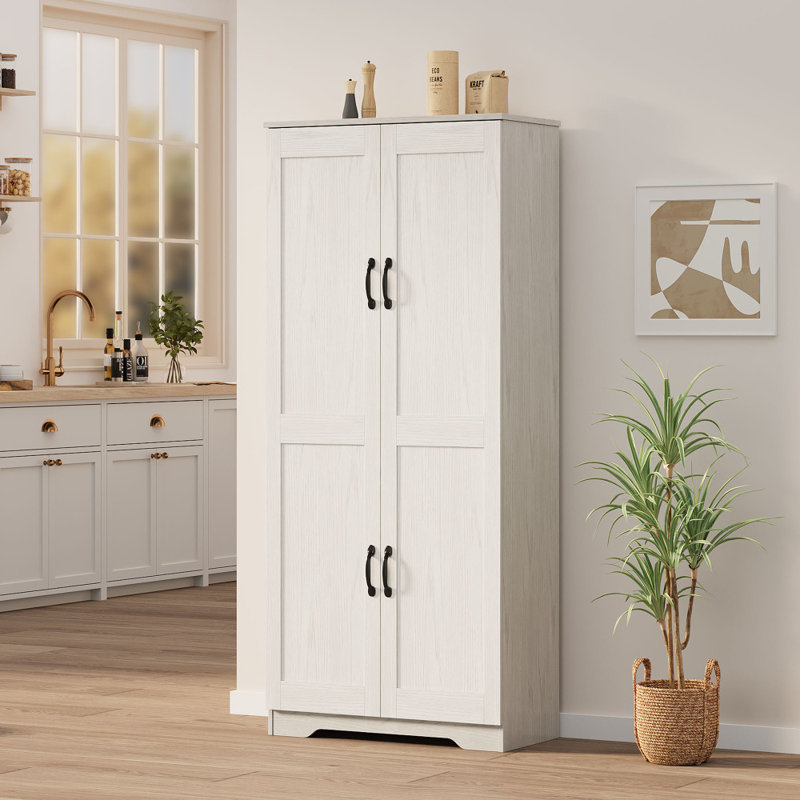 2.5cm Kitchen Pantry, White