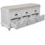 Colleen Upholstered Bench with Drawers-597407660